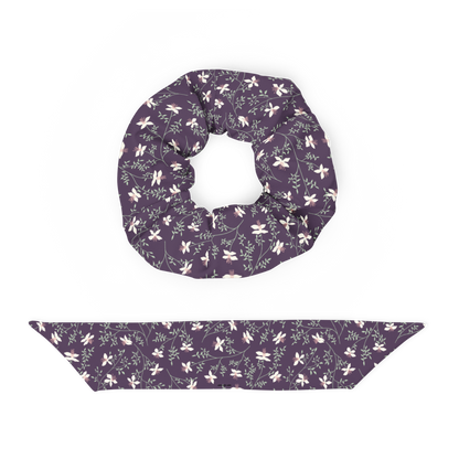 Delicate Violet - Recycled Scrunchie