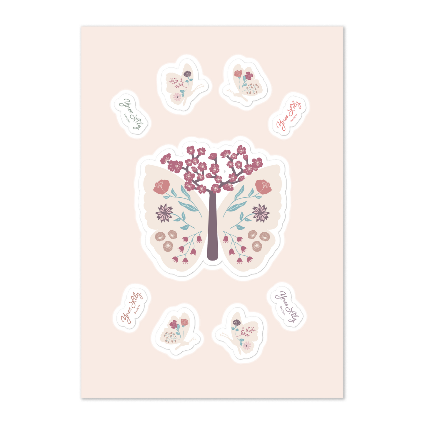 Soul Blossom Butterflies - Sticker Sheet