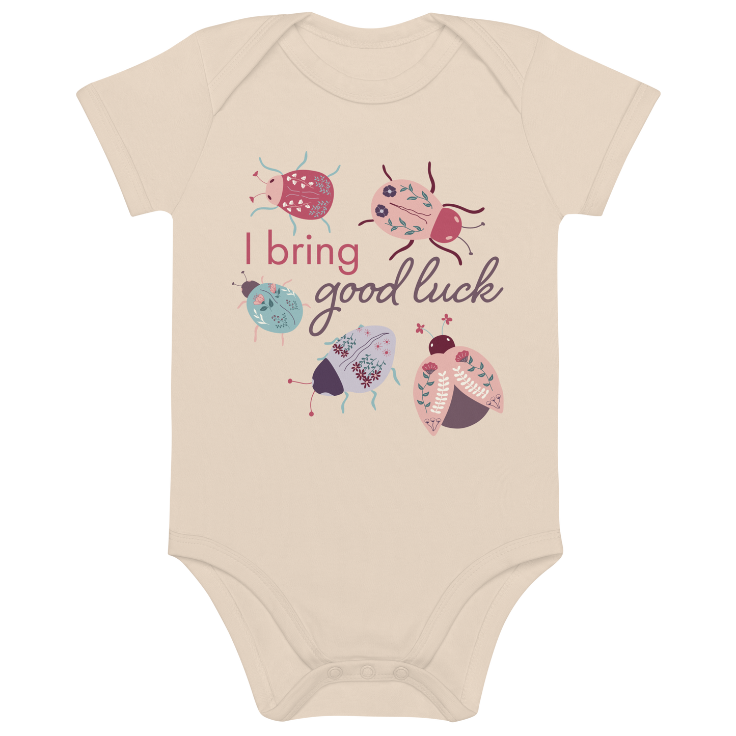 Sweet Ladybugs - 100% Organic Cotton Baby Onesie